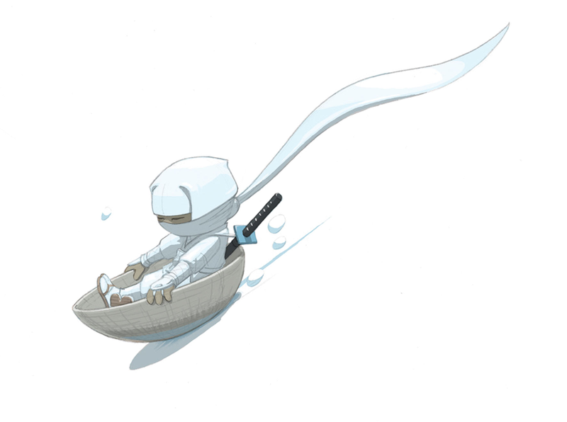 Illustration for article titled Snowbound Mini Ninja Screens